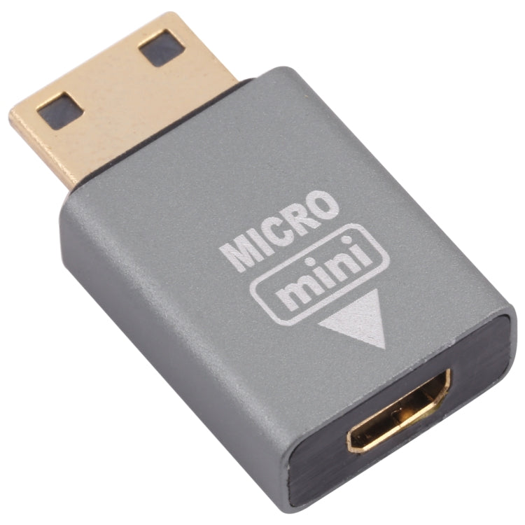 Micro-HDMI-Buchse auf Mini-HDMI-Stecker Adapter, Micro-HDMI zu Mini-HDMI