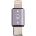USB-C / Typ-C Stecker zu 8-Pin Stecker Lade- + Datenübertragungs- + OTG-Adapter, Typ-C Stecker zu 8-Pin Stecker