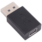 8K DisplayPort Stecker auf Mini DisplayPort Buchse Gerade Adapter, DP Stecker auf Mini DP Buchse Gerade