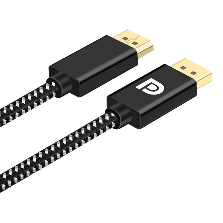 OD6,5 mm DP Stecker zu Stecker DisplayPort Kabel, Länge: 2 m, DP Stecker zu Stecker