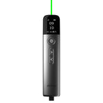 32GB Grünlicht Multifunktionaler PPT Touch Laser Zeigegerät Kabelloser Presenter, A9 Pro 32GB Grünlicht(Grau)
