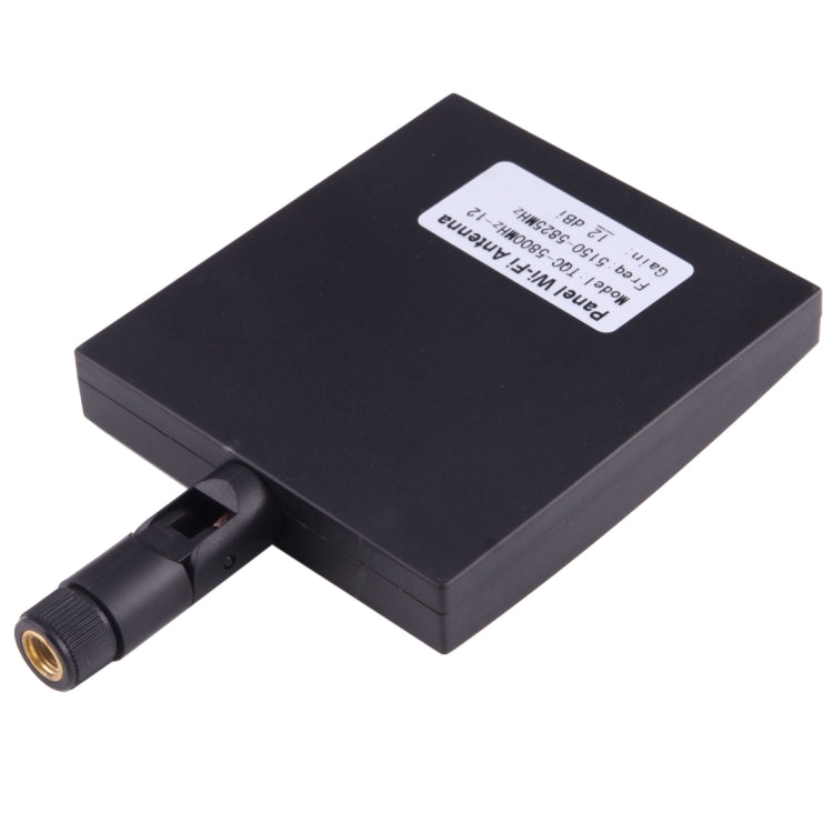 12dBi SMA-Stecker 5,8GHz Panel-WLAN-Antenne, 5,8GHz Schwarz