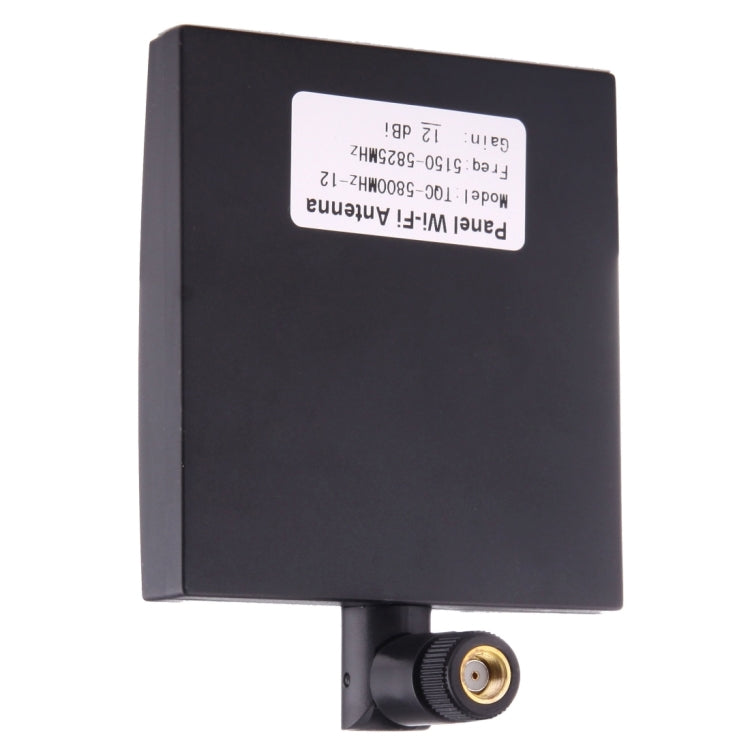 12dBi SMA-Stecker 5,8GHz Panel-WLAN-Antenne, 5,8GHz Schwarz