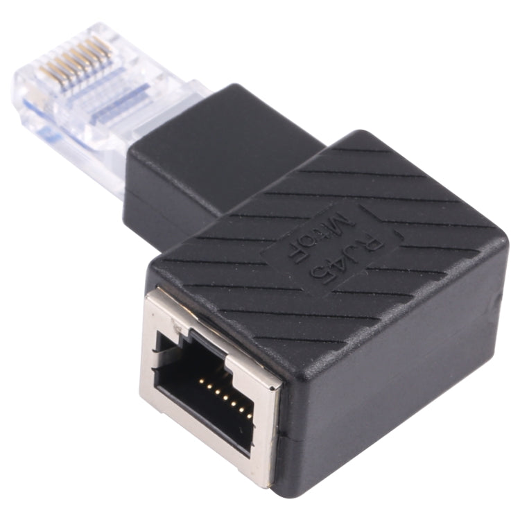 RJ45 Stecker zu Buchse Konverter 90 Grad Verlängerungsadapter für Cat5 Cat6 LAN Ethernet-Netzwerkkabel, 90 Grad rechts