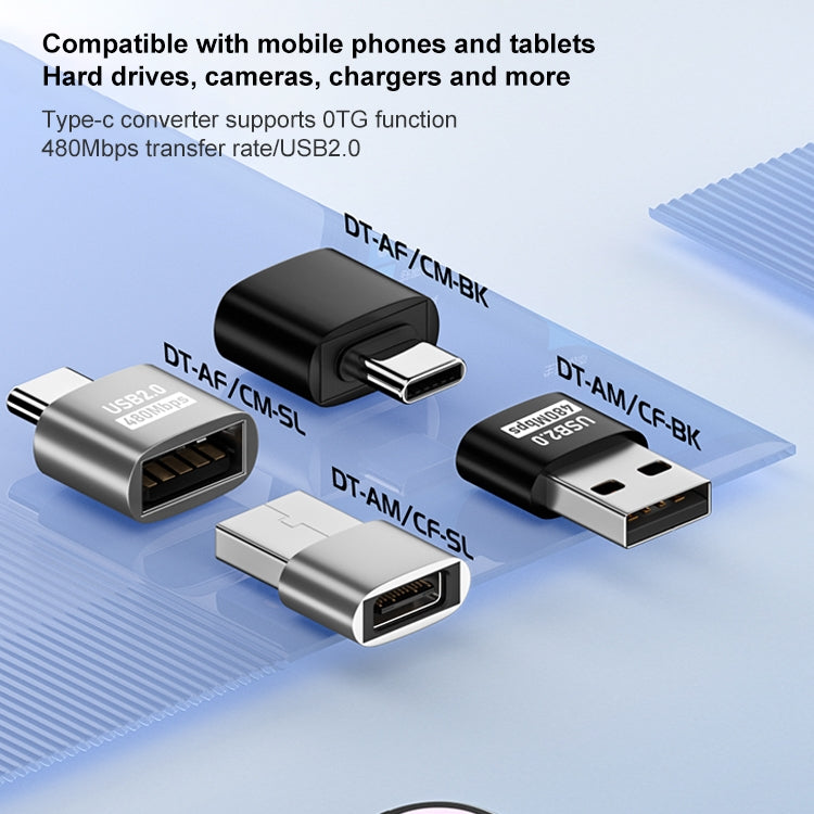 USB 2.0 Buchse zu Type-C Stecker Adapter, USB 2.0 Buchse zu Type-C Stecker