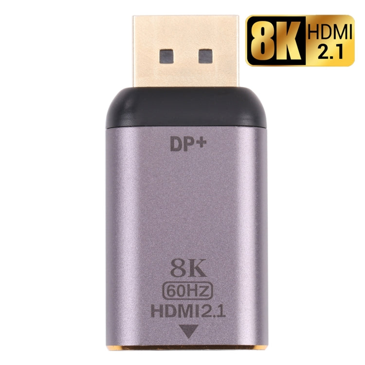 8K 60Hz HDMI 2.1 Buchse zu DP Stecker Adapter, DP Stecker