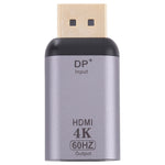 4K 60Hz HDMI Buchse zu DisplayPort Stecker Adapter, 60Hz HDMI zu DisplayPort