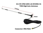7dBi SMA Stecker Hochleistungs 4G LTE CPRS GSM 2,4G WCDMA 3G Antennen-Netzwerkempfangsadapter, 7dBi SMA 4G