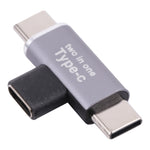 USB-C / Typ-C Buchse zu USB-C / Typ-C Stecker + USB-C / Typ-C Stecker Konverter, Typ-C Buchse zu Typ-C Stecker