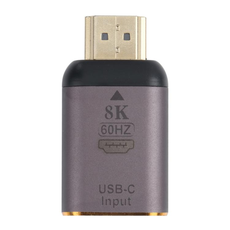 8K 60Hz USB-C / Type-C Buchse zu HDMI Stecker Adapter, Type-C Buchse zu HDMI Stecker