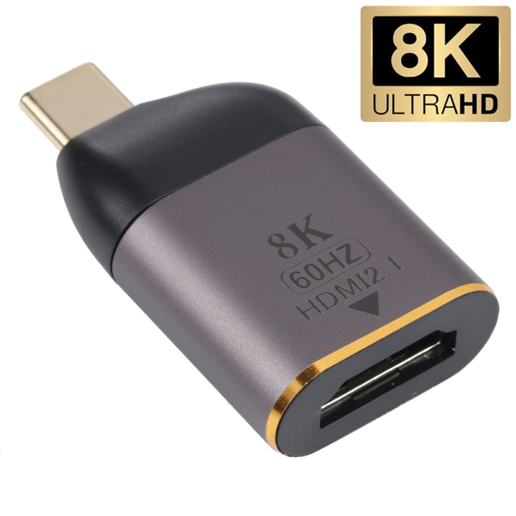 8K 60Hz HDMI Buchse zu USB-C / Type-C Stecker Adapter, HDMI Buchse zu Type-C Stecker