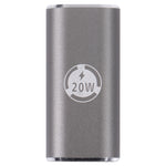 20W 8-Pin Stecker zu USB-C / Typ-C Buchse Winkel-Ladeadapter, Winkel