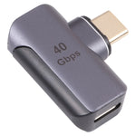 40 Gbit/s USB-C / Typ-C Stecker auf Buchse Winkeladapter, Typ-C 4.0 M auf F Winkel