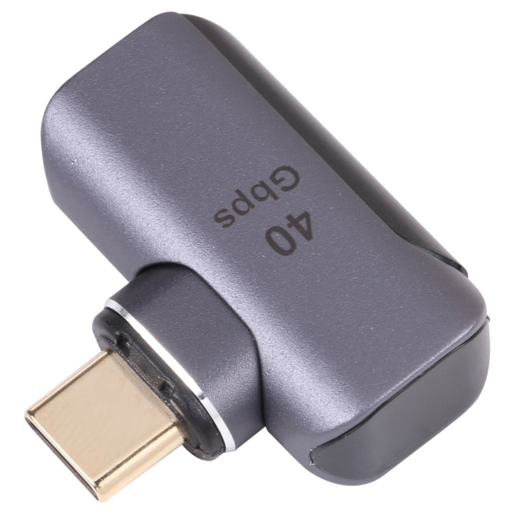 40 Gbit/s USB-C / Typ-C Stecker auf Buchse Winkeladapter, Typ-C 4.0 M auf F Winkel