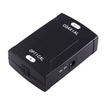 Optischer Toslink Eingang zu Koaxial RCA Ausgang Digital Audio Konverter Adapter, Optischer Toslink Eingang