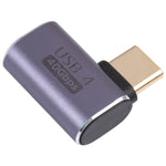40Gbps USB-C / Typ-C Stecker auf Buchse Winkeladapter, Typ-C 4.0 M auf F Winkel 1