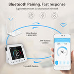 NEO NAS-RT01W WiFi Smart Farbdisplay Infrarot-Klimaanlagensteuerung Thermostat