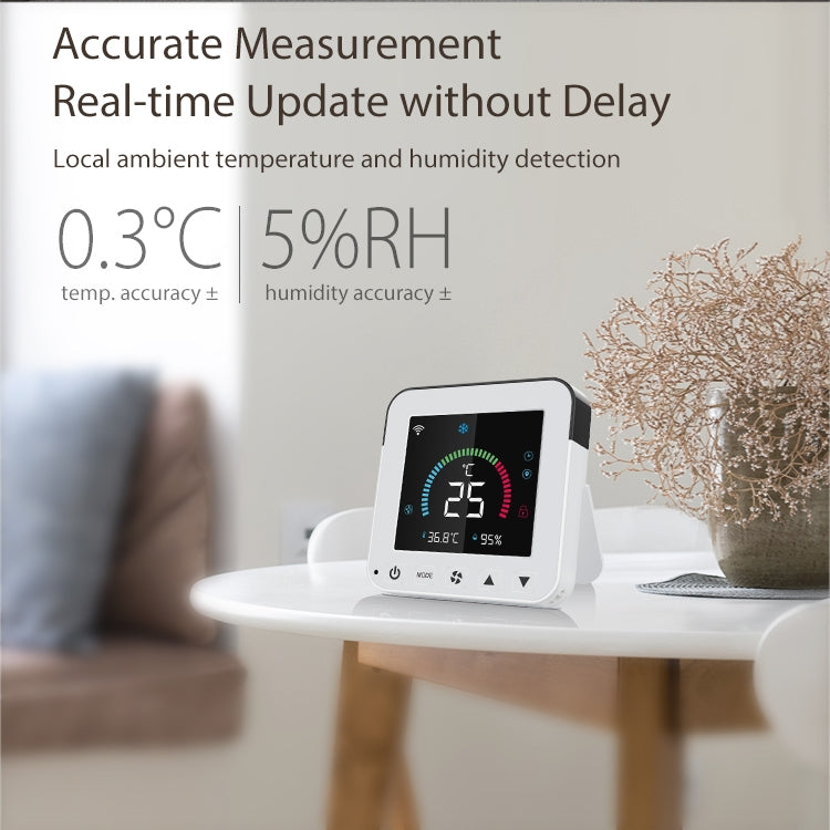 NEO NAS-RT01W WiFi Smart Farbdisplay Infrarot-Klimaanlagensteuerung Thermostat