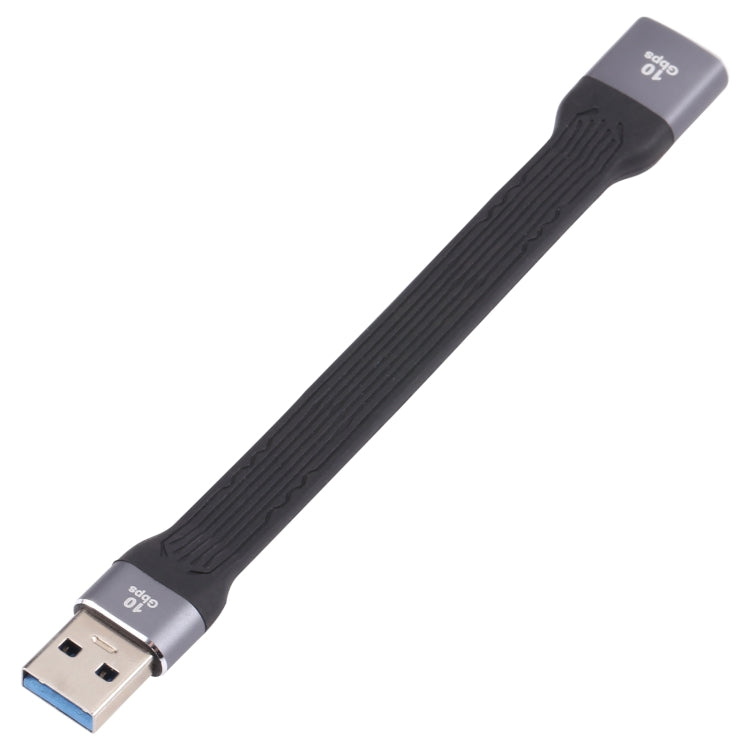 10 Gbit/s USB-A auf USB-A Buchse, weiches, flaches Synchronisierungs-Daten-Schnellladekabel, USB-A Stecker auf USB-A Buchse