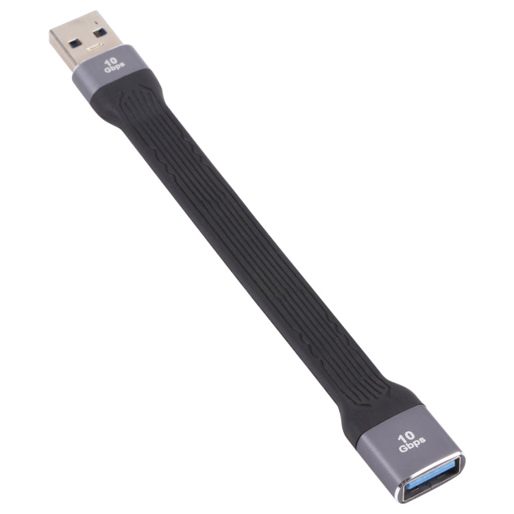 10 Gbit/s USB-A auf USB-A Buchse, weiches, flaches Synchronisierungs-Daten-Schnellladekabel, USB-A Stecker auf USB-A Buchse