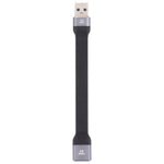10 Gbit/s USB-A auf USB-A Buchse, weiches, flaches Synchronisierungs-Daten-Schnellladekabel, USB-A Stecker auf USB-A Buchse