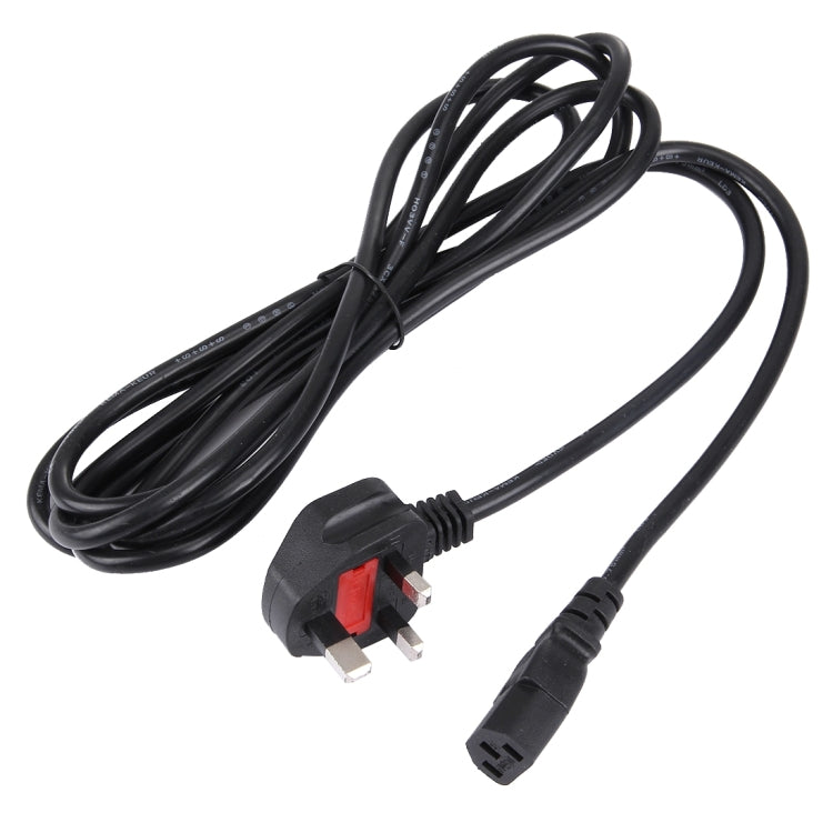 BS-1363/A LP-60L UK Stecker zu C13 Stromkabel mit Sicherung für PC & Drucker & Scanner, Länge: 3m