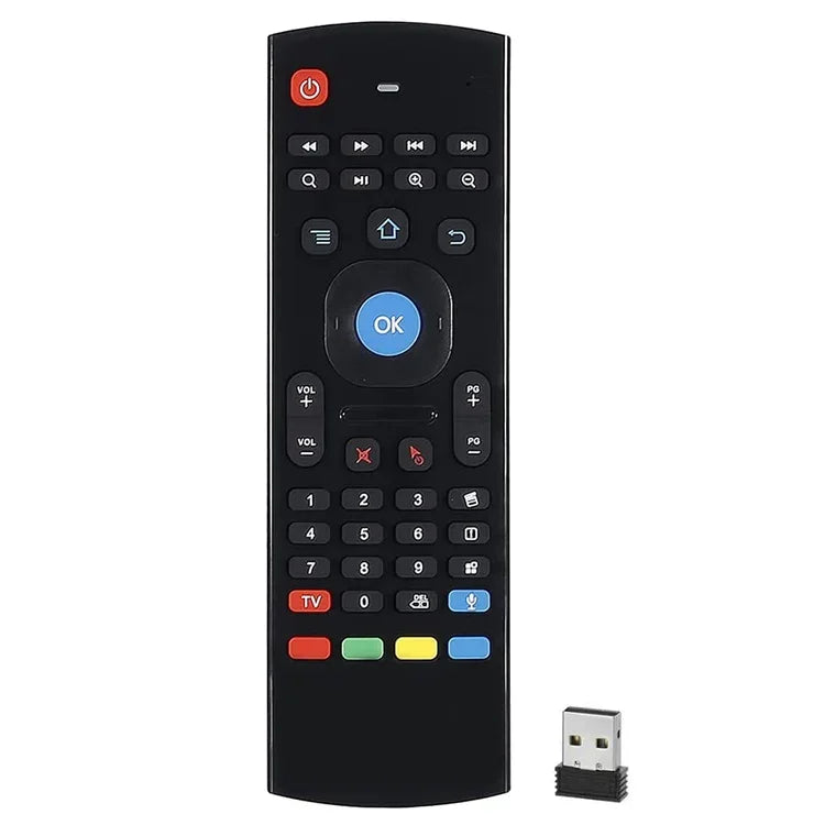 MX3-L Voice ohne Hintergrundbeleuchtung 2,4 GHz Fly Air Mouse Kabellose Tastatur Fernbedienung, Voice ohne Hintergrundbeleuchtung