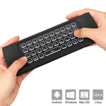 MX3-L Sprachsteuerung mit Hintergrundbeleuchtung, 2,4 GHz Fly Air Mouse, kabellose Tastaturfernbedienung, Sprachsteuerung mit Hintergrundbeleuchtung