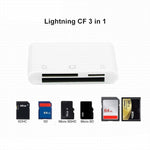 NK-1011 3-in-1 CF-Karten / TF-Karten / SD-Kartenleser für 8-Pin Geräte, NK-1011