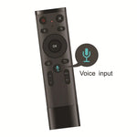 Q5 Voice (Fremdversion) USB 2,4G Drahtlose Sprachfernbedienung mit fliegender Maus, unterstützt Set-Top-Box/Computer, Sprachsteuerung