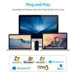 Rocketek CR7 USB3.0 Multifunktions-Kartenleser CF / XD / MS / SD / TF Karte 7 in 1, USB3.0
