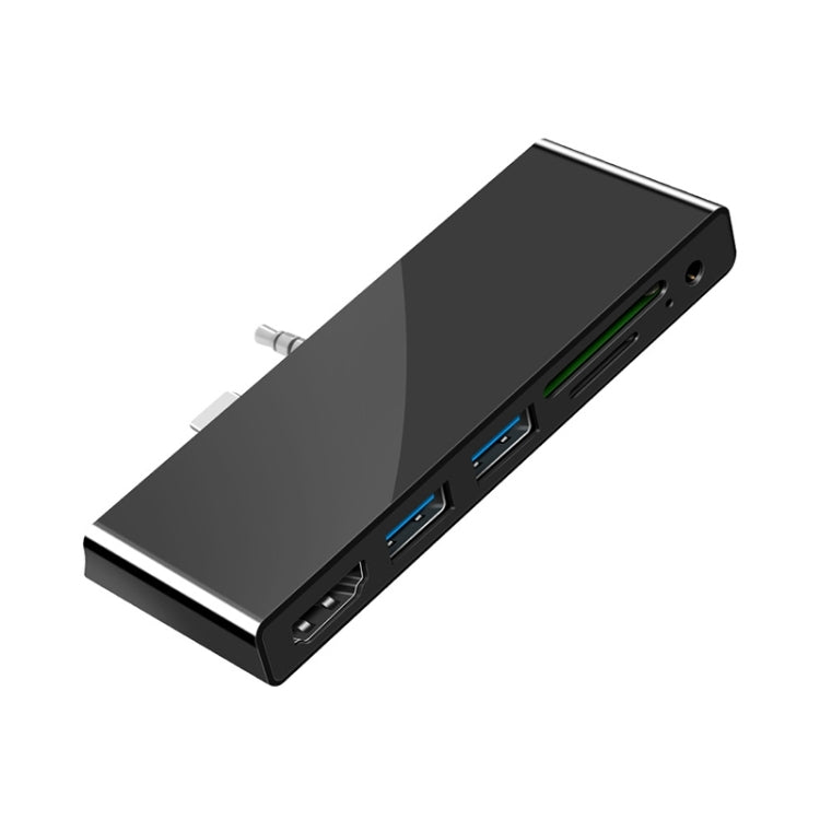 Rocketek SGO772 Type-C zu USB3.0 / HDMI HUB Adapter für Surface Pro GO, SGO772