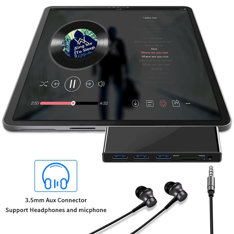 Rocketek SGO772 Type-C zu USB3.0 / HDMI HUB Adapter für Surface Pro GO, SGO772