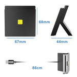 Rocketek CR319 USB 2.0 Smart Card / SIM 2 in 1 Kartenleser