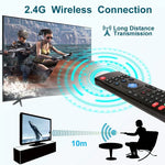MX3-L Standard Version 2.4GHz Fly Air Mouse Wireless Keyboard Remote Control, Standard Version