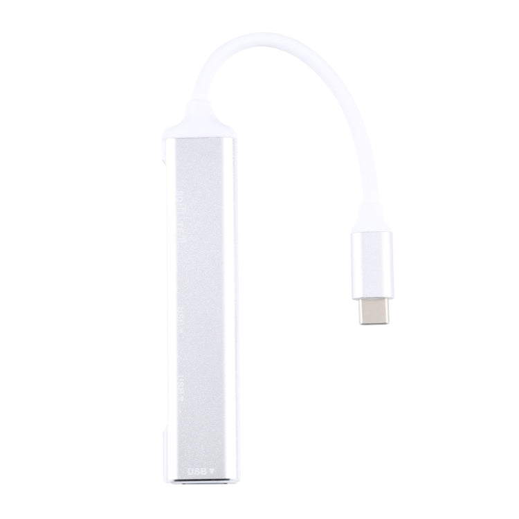 5 in 1 USB-C / Type-C 3.1 zu SD / TF Kartensteckplatz + 3 USB 3.0 Ports Multifunktionale Dockingstation HUB, USB-C / Type-C 3.1