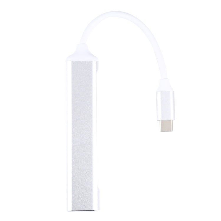 5 in 1 USB-C / Type-C 3.1 zu SD / TF Kartensteckplatz + 3 USB 3.0 Ports Multifunktionale Dockingstation HUB, USB-C / Type-C 3.1