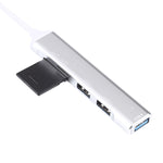 5 in 1 USB-C / Type-C 3.1 zu SD / TF Kartensteckplatz + 3 USB 3.0 Ports Multifunktionale Dockingstation HUB, USB-C / Type-C 3.1