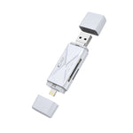 ADS-208 8 Pin+USB+Micro USB Multifunktions-Kartenleser