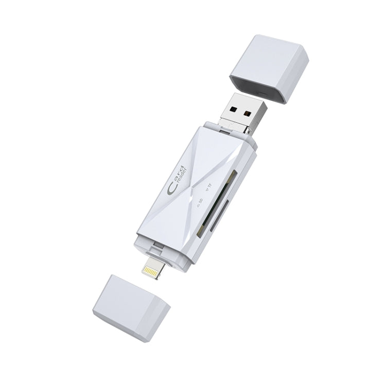 ADS-208 8 Pin+USB+Micro USB Multifunktions-Kartenleser