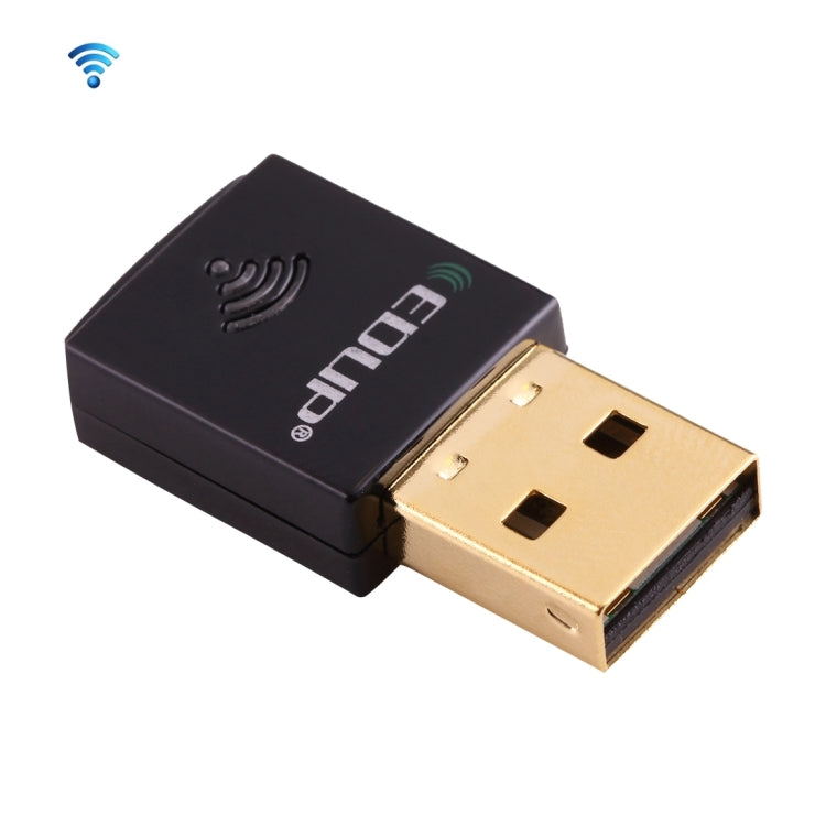 EDUP EP-AC1619 Mini Wireless USB 600Mbps 2,4G / 5,8Ghz 150M+433M Dual-Band WiFi Netzwerkkarte für Notebook / Laptop / PC, EP-AC1619 600Mbps (Weiß), EP-AC1619 600Mbps (Schwarz)