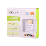 EDUP EP-AC1619 Mini Wireless USB 600Mbps 2,4G / 5,8Ghz 150M+433M Dual-Band WiFi Netzwerkkarte für Notebook / Laptop / PC, EP-AC1619 600Mbps (Weiß), EP-AC1619 600Mbps (Schwarz)