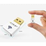 EDUP EP-AC1619 Mini Wireless USB 600Mbps 2,4G / 5,8Ghz 150M+433M Dual-Band WiFi Netzwerkkarte für Notebook / Laptop / PC, EP-AC1619 600Mbps (Weiß), EP-AC1619 600Mbps (Schwarz)