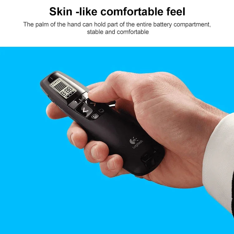Logitech R800 2.4Ghz USB kabelloser Presenter PPT Fernbedienung Flip Pen, R800