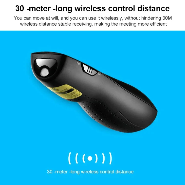 Logitech R800 2.4Ghz USB kabelloser Presenter PPT Fernbedienung Flip Pen, R800