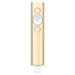 Logitech Spotlight 2.4 GHz USB kabelloser Presenter PPT Fernbedienung Flip Pen, Spotlight (Grau), Spotlight (Gold)