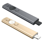 Logitech Spotlight 2.4 GHz USB kabelloser Presenter PPT Fernbedienung Flip Pen, Spotlight (Grau), Spotlight (Gold)
