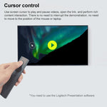 Logitech Spotlight 2.4 GHz USB kabelloser Presenter PPT Fernbedienung Flip Pen, Spotlight (Grau), Spotlight (Gold)