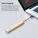 Logitech Spotlight 2.4 GHz USB kabelloser Presenter PPT Fernbedienung Flip Pen, Spotlight (Grau), Spotlight (Gold)