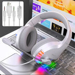 YINDIAO Q2 Kabelgebundenes Gaming-Headset mit Mikrofon, Version: Dual 3.5mm + USB, Q2 Dual 3.5mm + USB(Weiß)